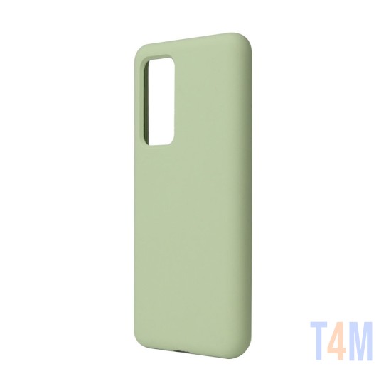 Capa de Silicone para Samsung Galaxy A91 Verde